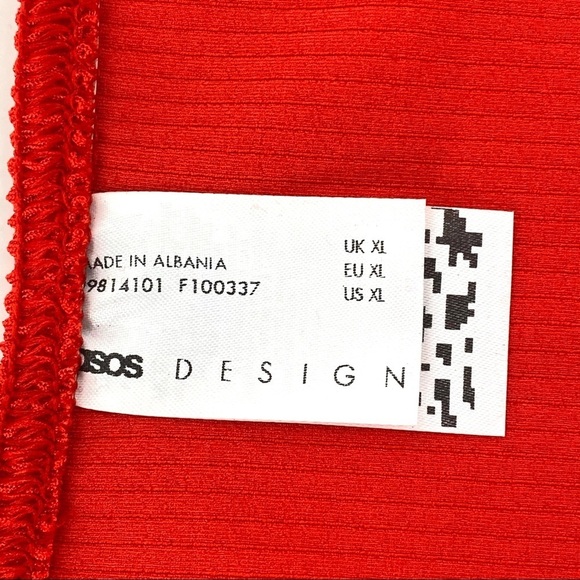 Asos Design Curve Crinkle High Waist Bikini Bottom - Picture 5 of 6